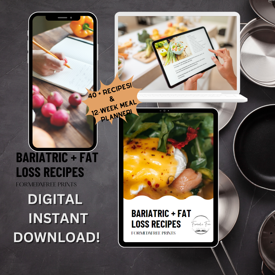 FormedxFree Bariatric + Fat Loss Recipes Cookbook (Digital)