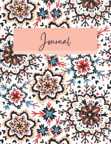 Floral designed, blank- lined Notebook/Journal; 8.5x11", 150 pages; great for gift giving or personal use!