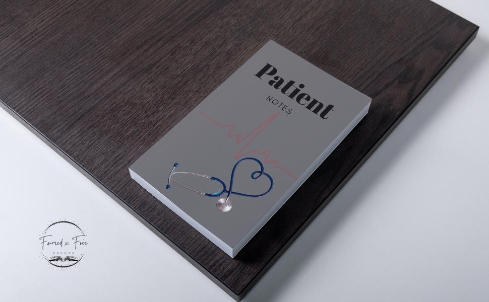 Patient Notes: Notebook for Physicians, Nurses, Pharmacists and other Healthcare Professionals; 6x9", 120 pages - Perfect size for white coat pockets!